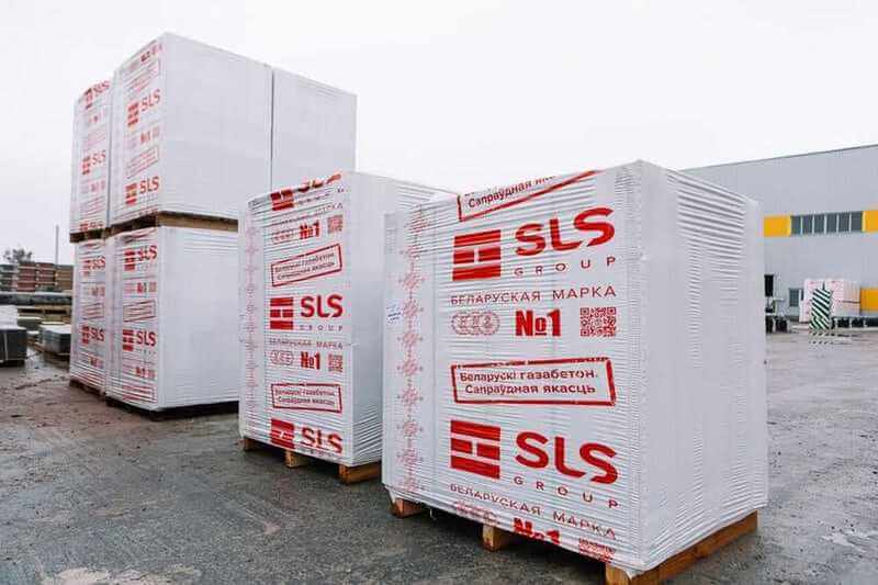 Газобетон Белорусский SLS D500 ровные грани 625х400х250 мм фото 1
