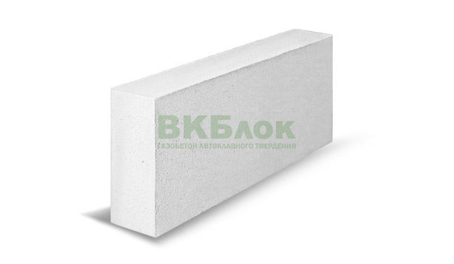 Газобетон ВКБлок D500 625х120х250 мм
