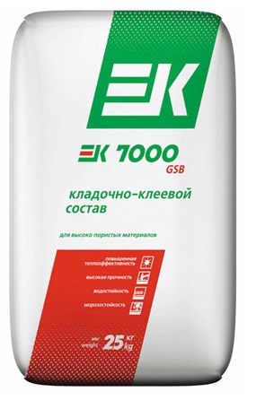 Кладочно-клеевой состав EK 7000 GSB, 25 кг