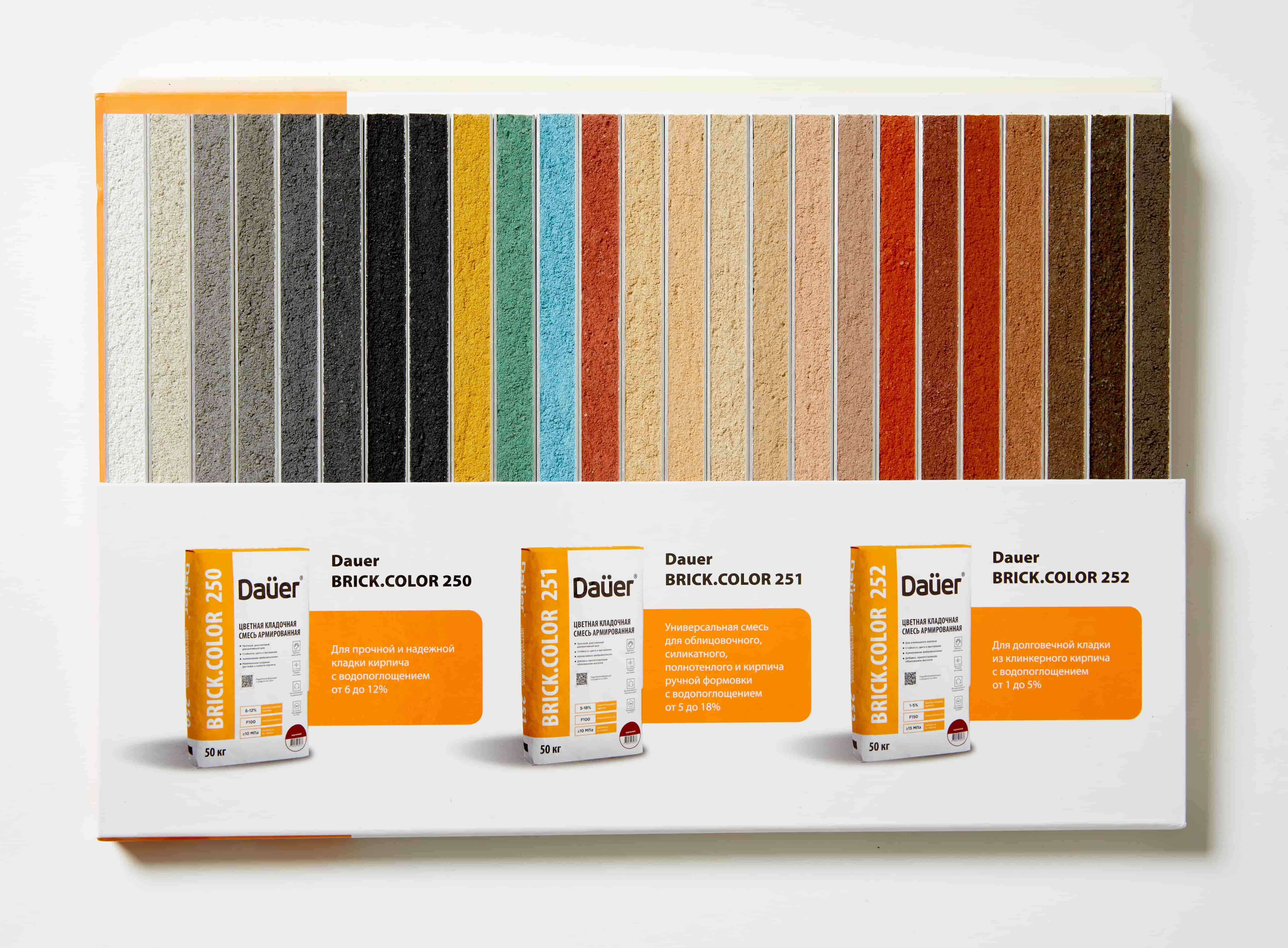 Цветная кладочная смесь армированная DAUER BRICK.COLOR 252 серый, 50 кг фото 3