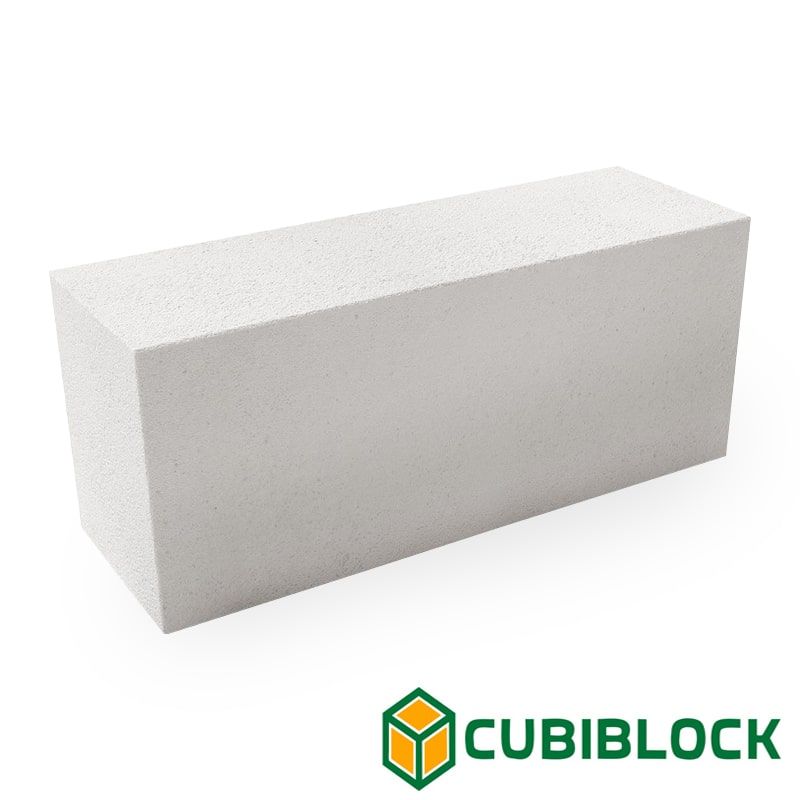 Газобетонный блок стеновой Cubi Block D500 625х375х250 B3.5